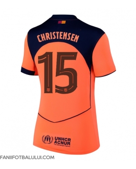 Barcelona Andreas Christensen #15 Tricou Fotbal Replică 2025-26 Femei Treilea